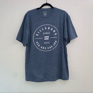 BILLABONG T-shirt, blue, Xlarge, corefit.